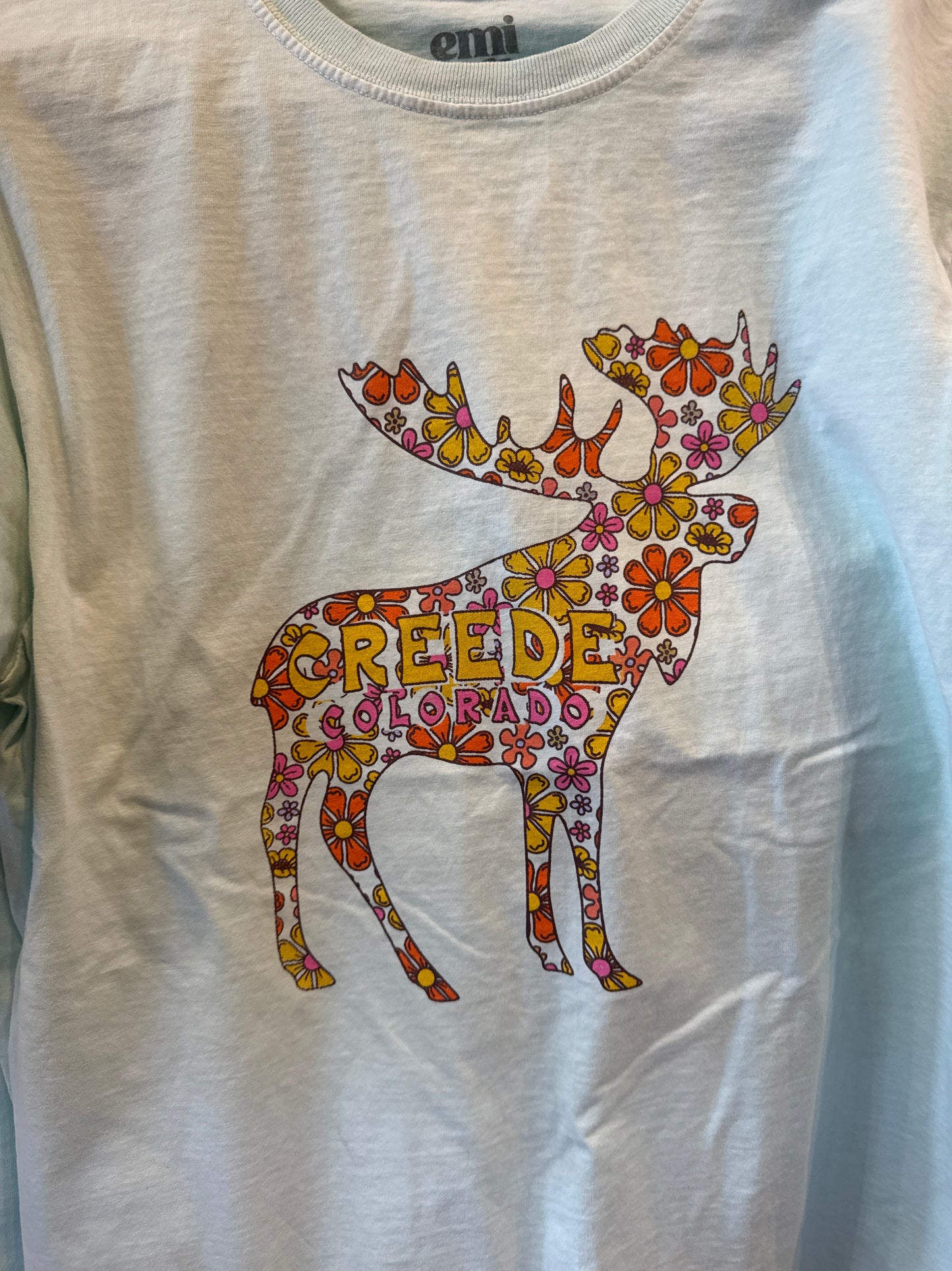 Floral Moose T-shirt