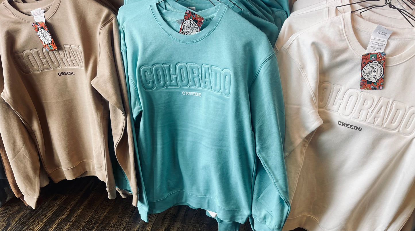 Embossed Creede Sweatshirt
