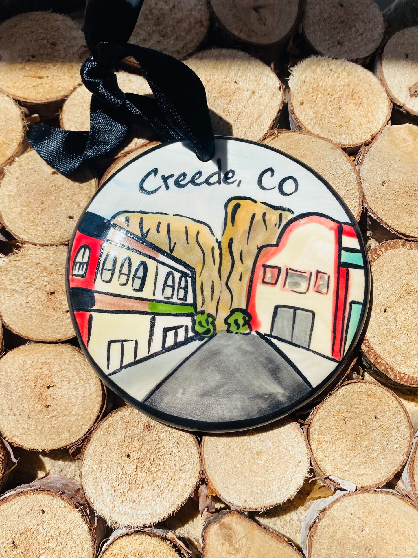 Hand Painted C+G Ornament