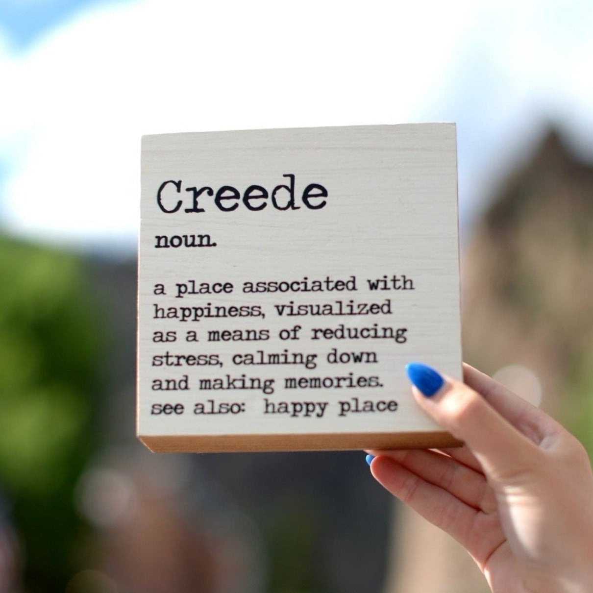 Creede Wood Block