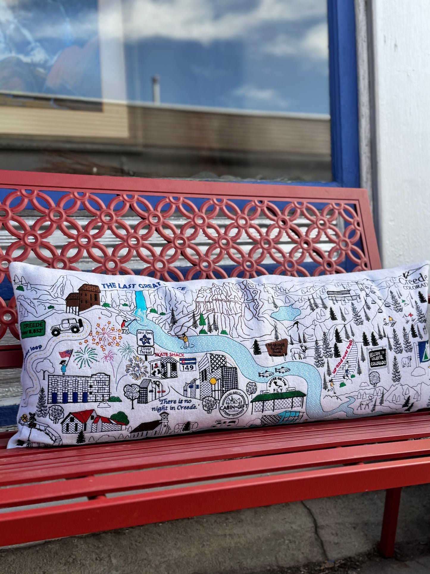 HUGE Creede Town Pillow