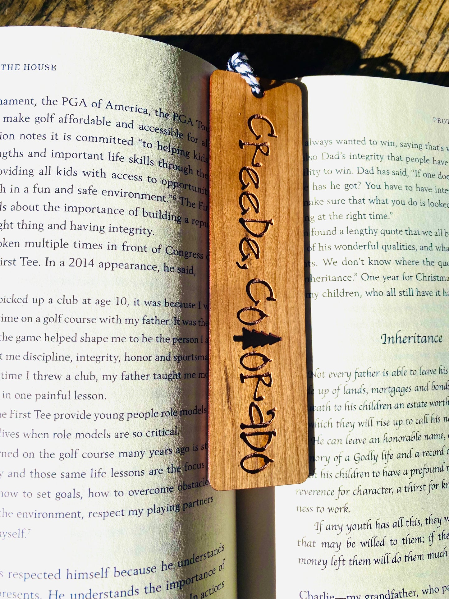 Wood Bookmark