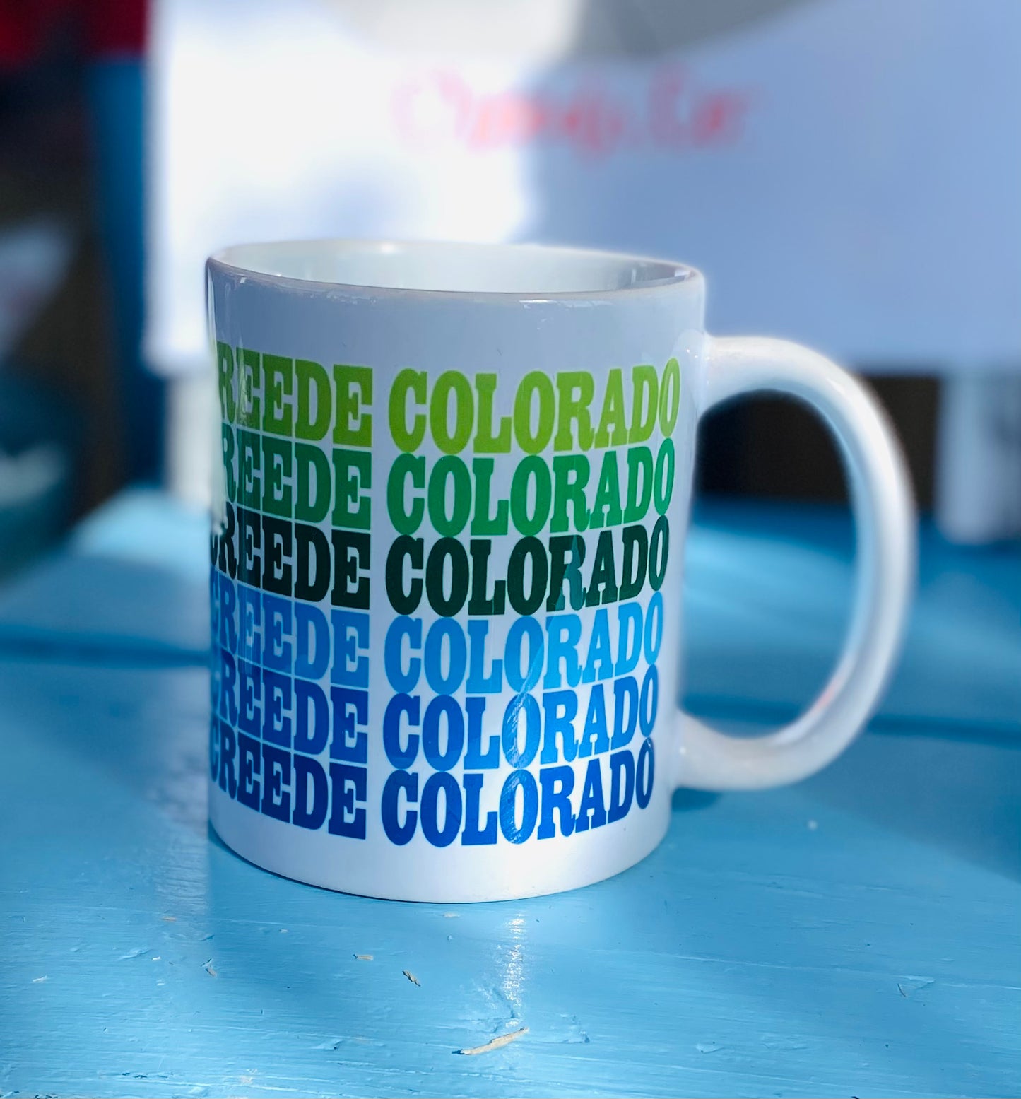 CREEDE COLORADO repeated Mug