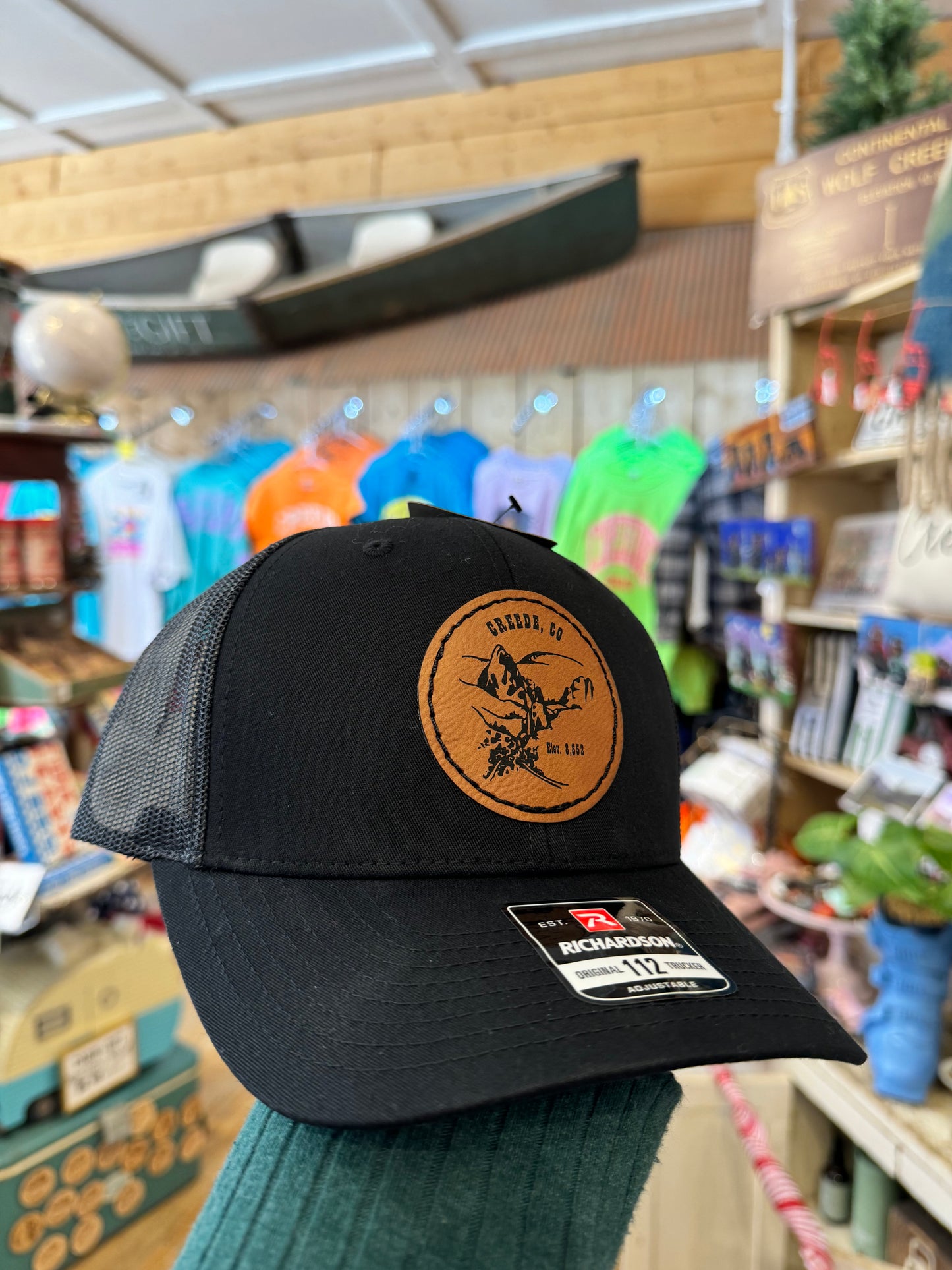Creede Leather Patch Hat