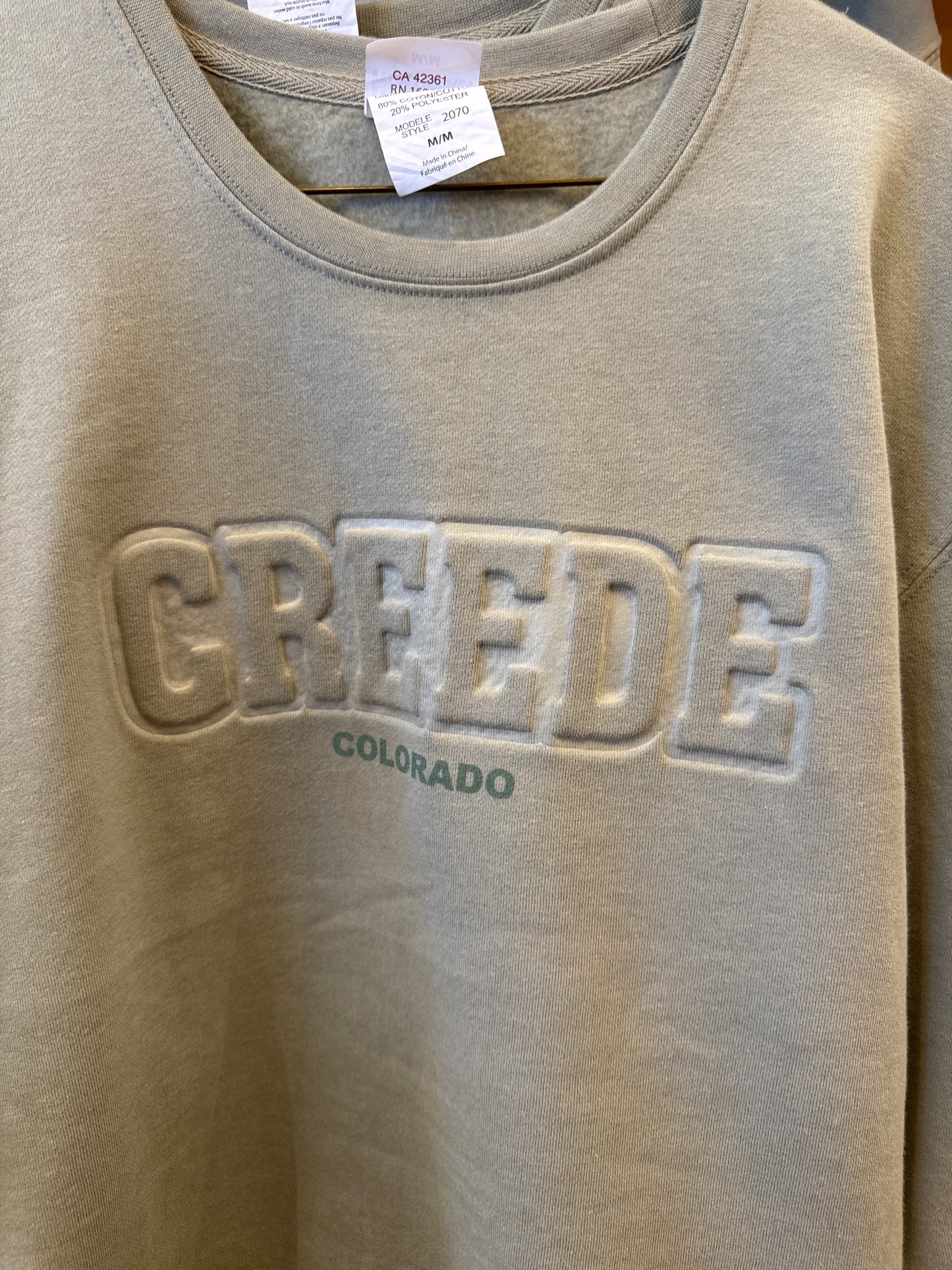 Embossed Creede Sweatshirt