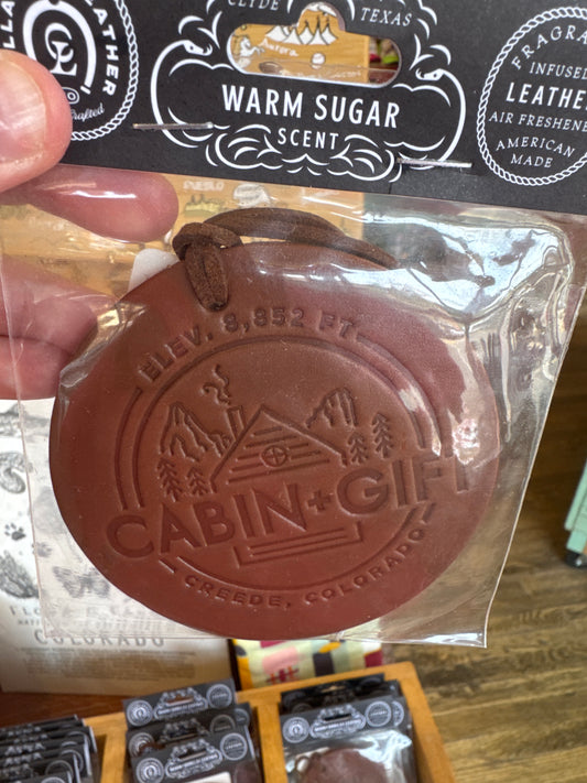 C+G Leather Car freshener