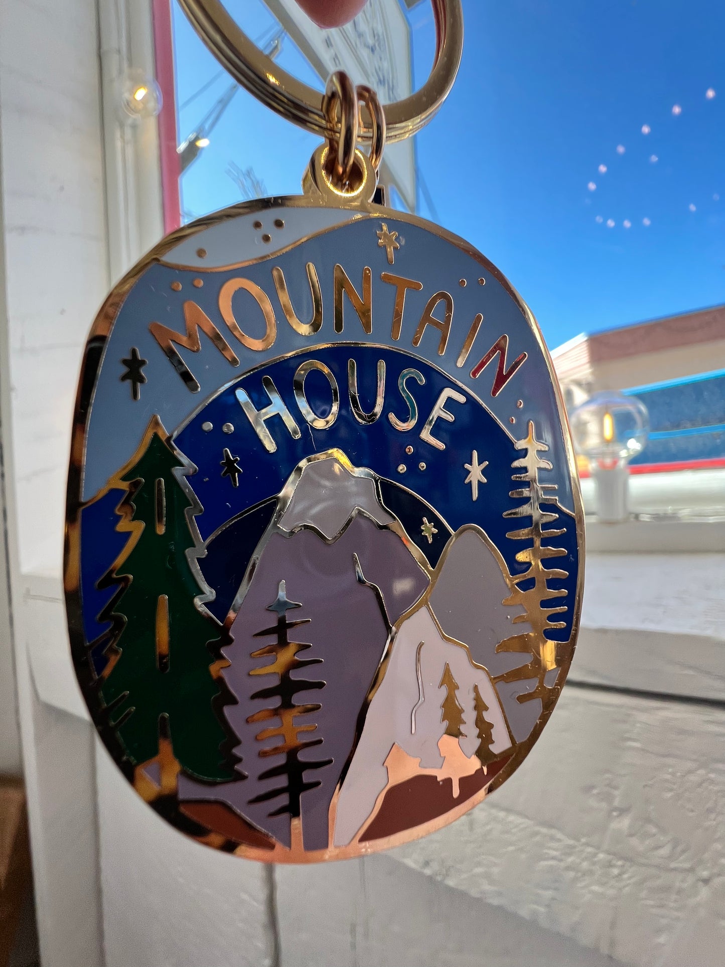 Mountain House Keychain