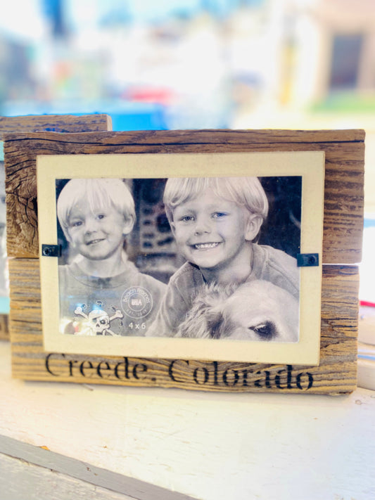 Creede Wood Pic Frame