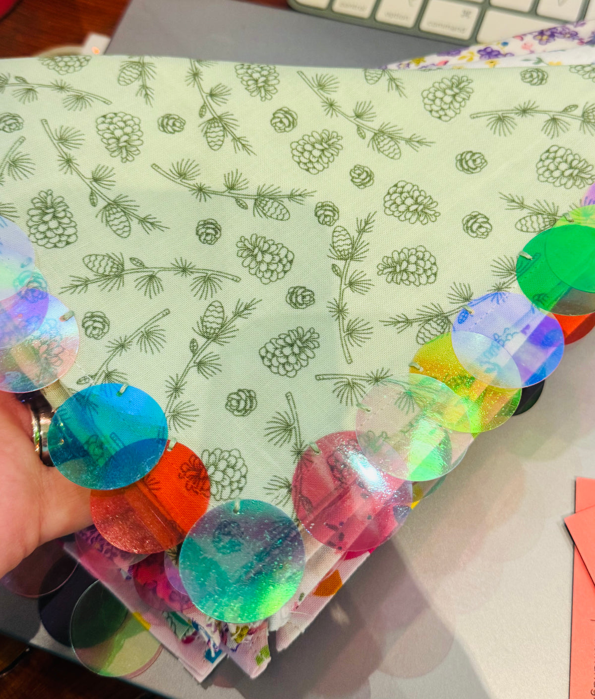 Sequin bandana