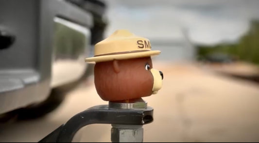 Smokey hitch ball cover