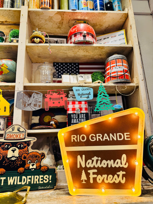 Lighted Rio Grande Sign