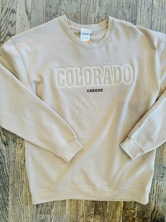Embossed Creede Sweatshirt
