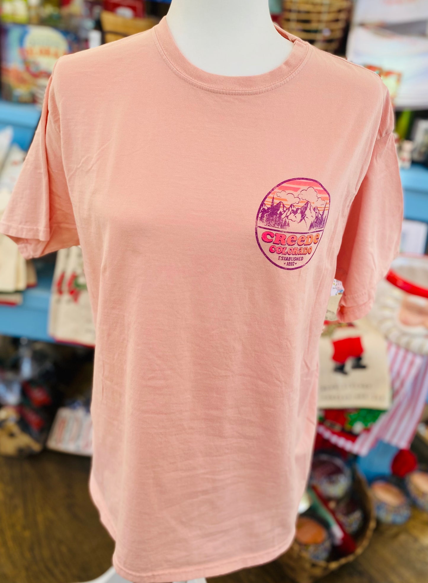 Pink Colorado Circle T-shirt