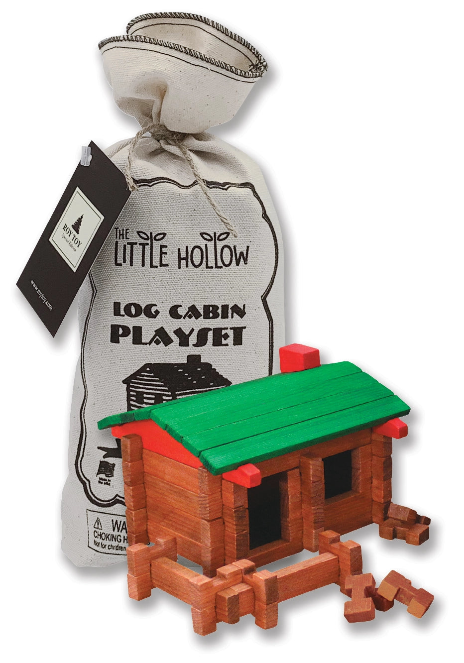 Roy Toy Log Cabin Set